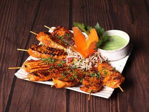 Grilled Chicken Skewars