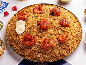 Prawns Chilly Kabsa Rice (7 Pieces)
