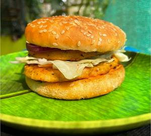 Double Patty & Double Cheese Veg Burger