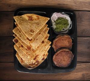 Galauti kabab paratha [veg]