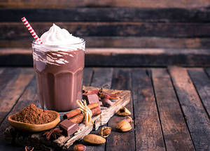 Belgian chocolate shake