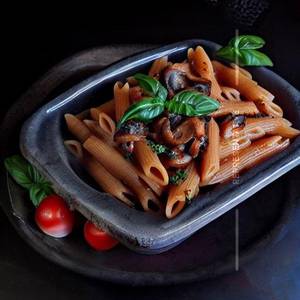 Red Penne Mushroom Pasta