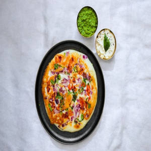 Onion Tomato Uttapam