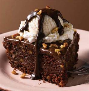 Brownie With Ice Cream