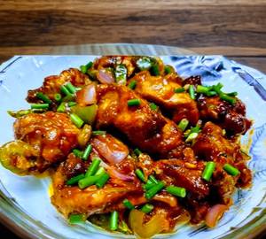 Diced Chicken In Hot Garlic Sauce