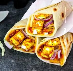 Double Egg Paneer Roll
