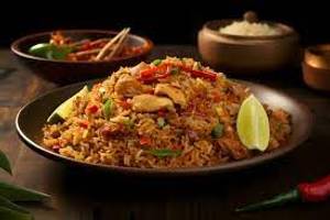 Chicken Triple Schezwan Fried Rice