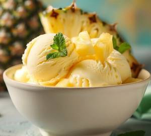 Ice Cream Pineapple Slice