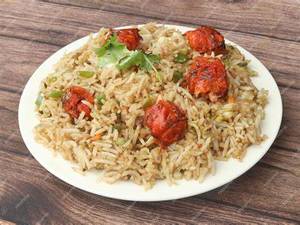 Paneer Fried Rice + Veg Manchurian