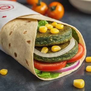 Spinach Corn Patty Roll