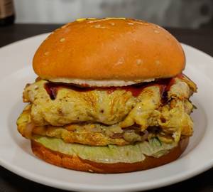 Special Omelette Cheese Burger