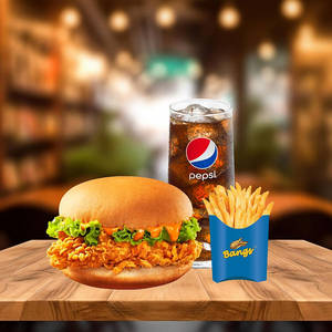 Chicken Mini Bang Burger Meal