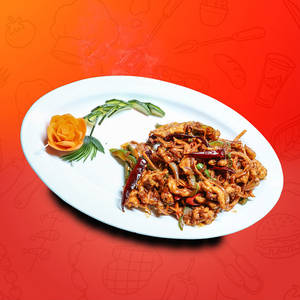 Chicken Red In Green Chilli