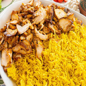 Shawarma Rice Platter.