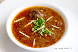 Mutton nahari with paya