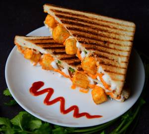 Tandoori Paneer Cheese Grilled Sandwich