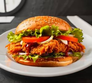 Fried chicken buger