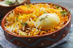 Egg Hyderabadi Dum Biryani