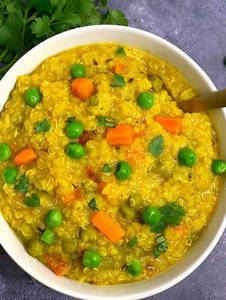 Veg Poha With Curd