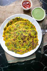 Butter Vegetable Chilla 3 Pcs