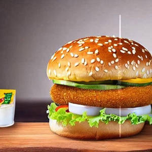 Paneer Crispy Burger