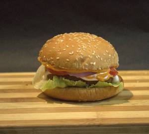 Peri Peri Paneer And Corn Burger