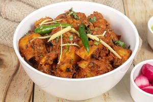 Aloo Sabji Cooked With Onion And Tomato  Dry