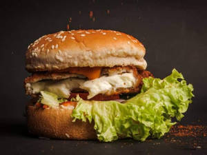 Paneer Crunch Burger