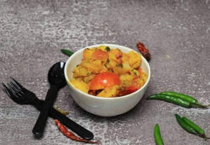 Aloo Raita With Salty Songhee Jeera Rice.