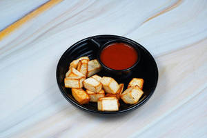 Salty Fry Paneer With Chuttni (Used Senda Namak) (5 Pc) [DB]