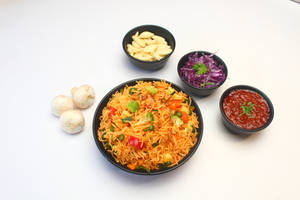 Burnt Garlic Mushroom Fried Rice[800ml]