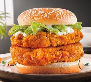 Dual Aloo Tikki Burger