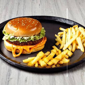Veg Cheese Slice Burger
