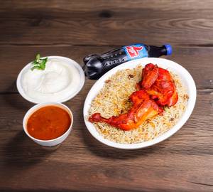 Chicken Kabuli Pulao + Cool Drink