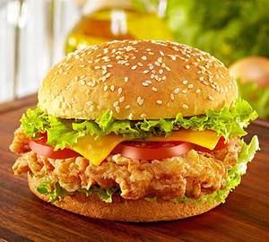 Chicken Cheese Slice Burger