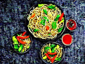Veg Singapore Noodles