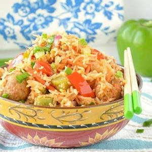 Veg Manchurian Rice