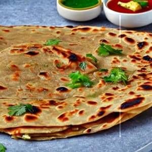 Chilly Chicken Veechu Paratha