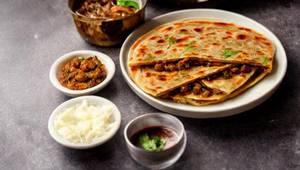 Mutton Keema Paratha