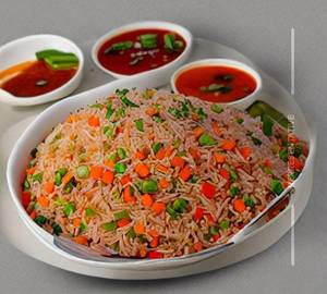 Veg Triple Fried Rice