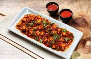 Paneer Mushroom Chilli Dry