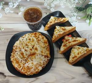 Combo2 - Margarita Pizza 6 inch + Cheesy Toast (4Pcs.)+ Colddrink