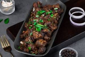 Mushroom pepper fry   