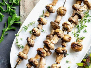 Mushroom Lasuni Tandoori