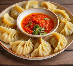 Cheese Momo [ 8 Pieces ] With Soup [500Ml]