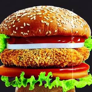 Chicken Crispy Burger Cheese