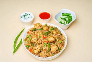 Chicken Manchurian Fried Rice 