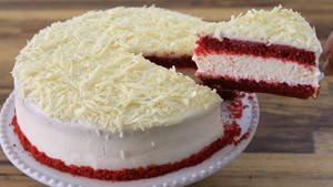 Scarlet Red Velvet Cheesecake