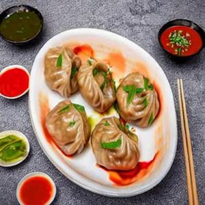 Chicken Mushroom Kurkure Momo