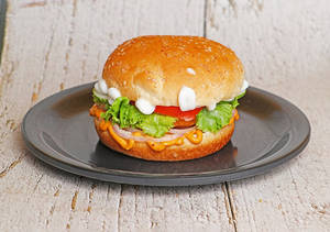 Herb Chilly Aloo Patty Burger